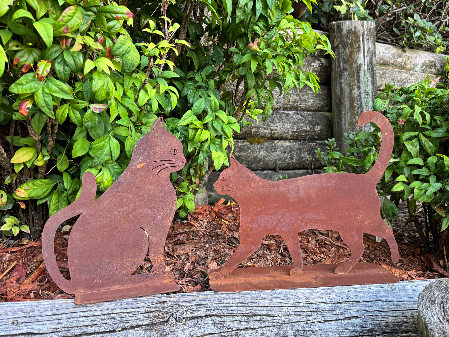 Garden Decoration Cat Sitting