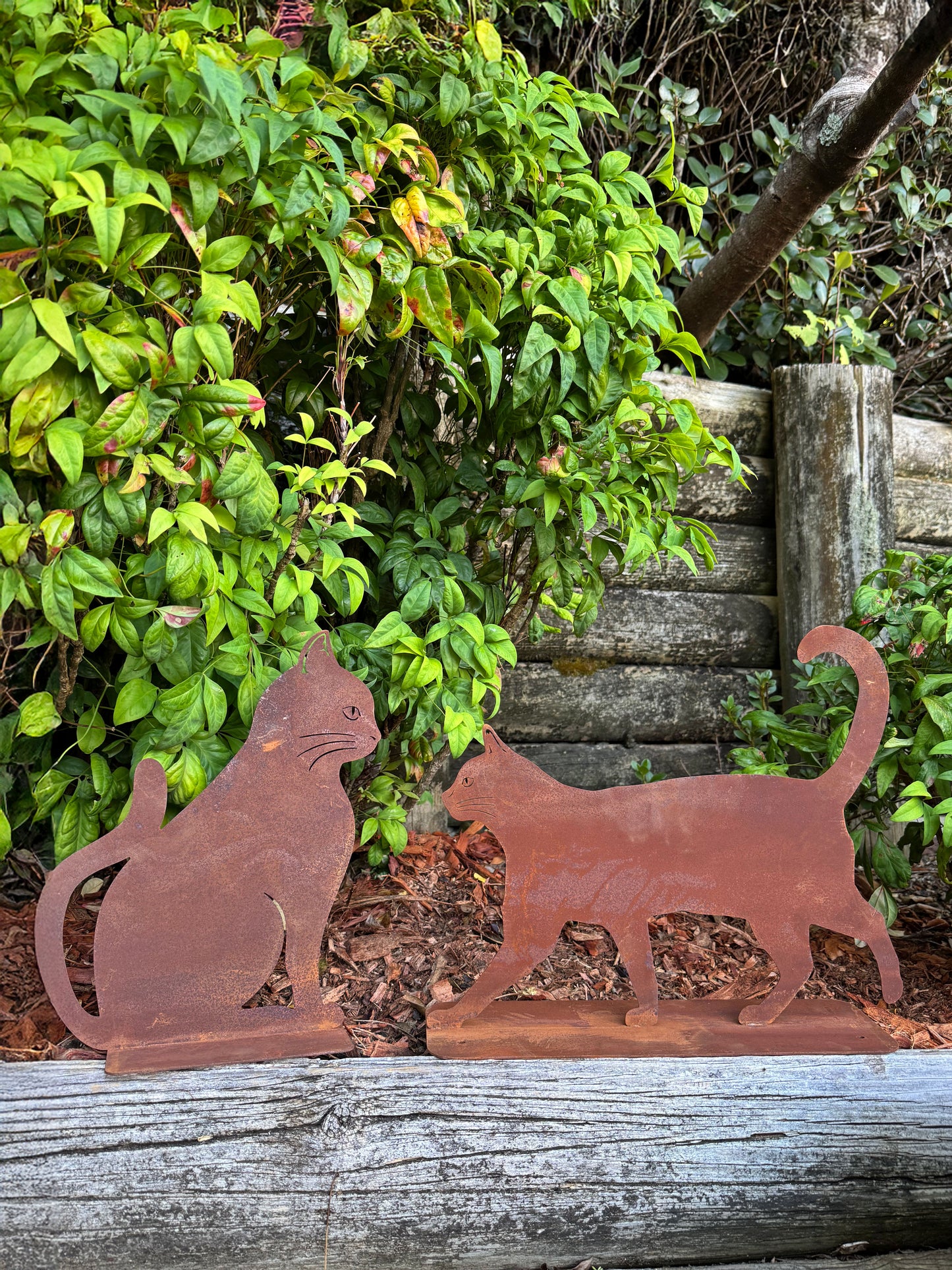 Garden Decoration Cat Sitting