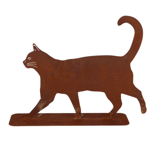 Garden Decoration Cat Walking