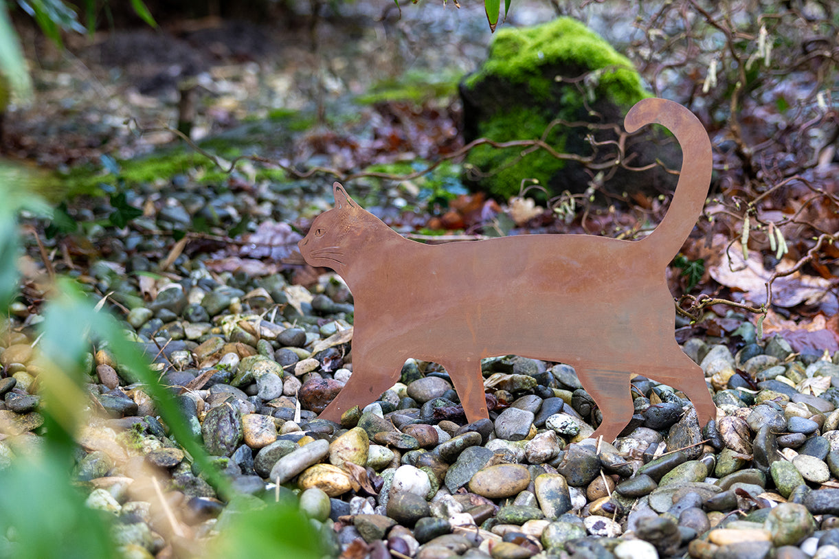 Garden Decoration Cat Walking