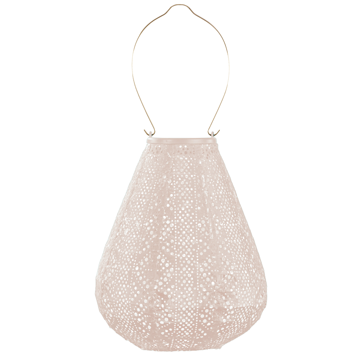 Lumiz Lantern Tulip 20cm Soft Blush Lace