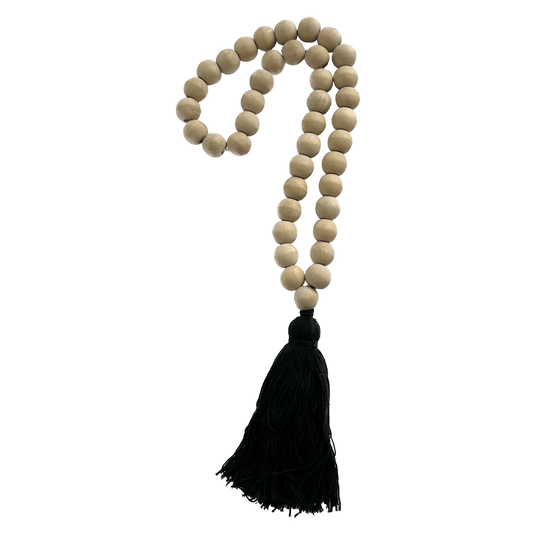 Beaded Tassle Black
