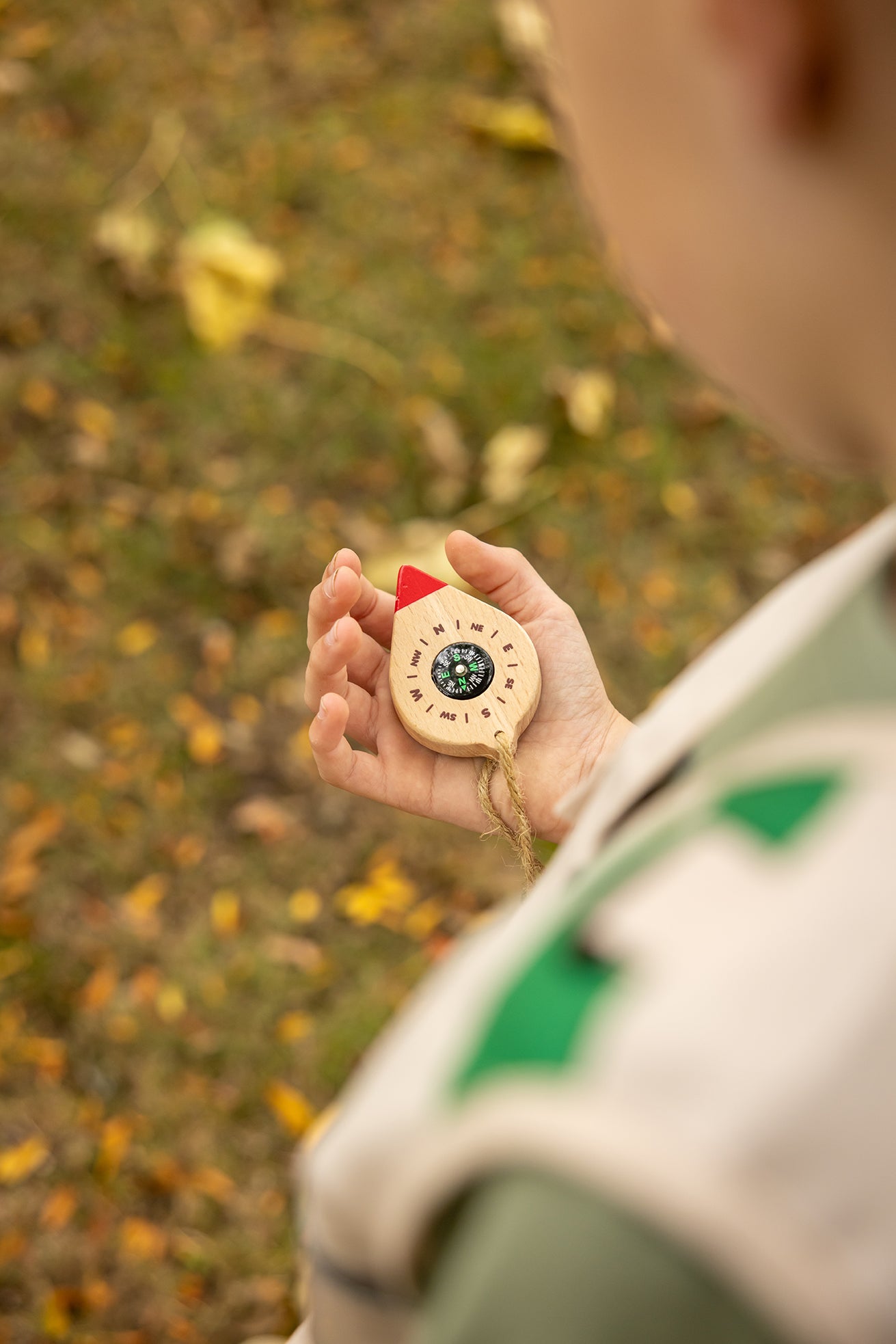 Kids Wooden Compass