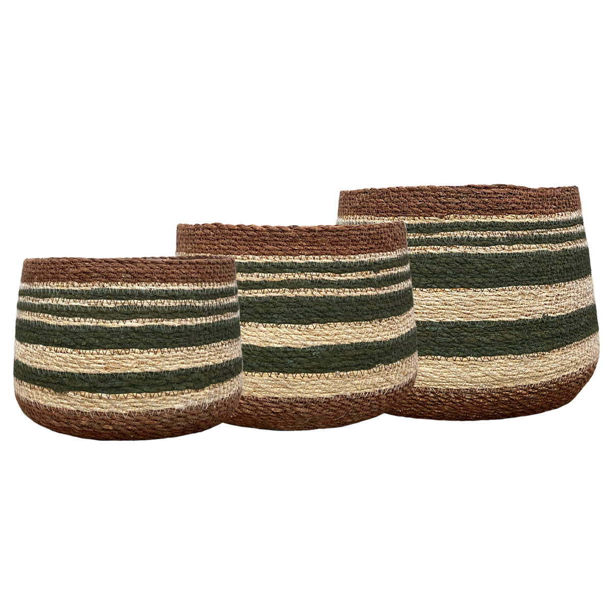 Eloise Bulb Basket Olive - Large