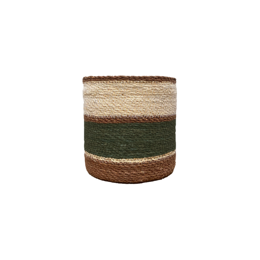 Eloise Planter Basket Olive - Large