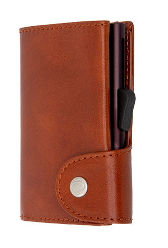 C-Secure Tanned Wallet - Macchia