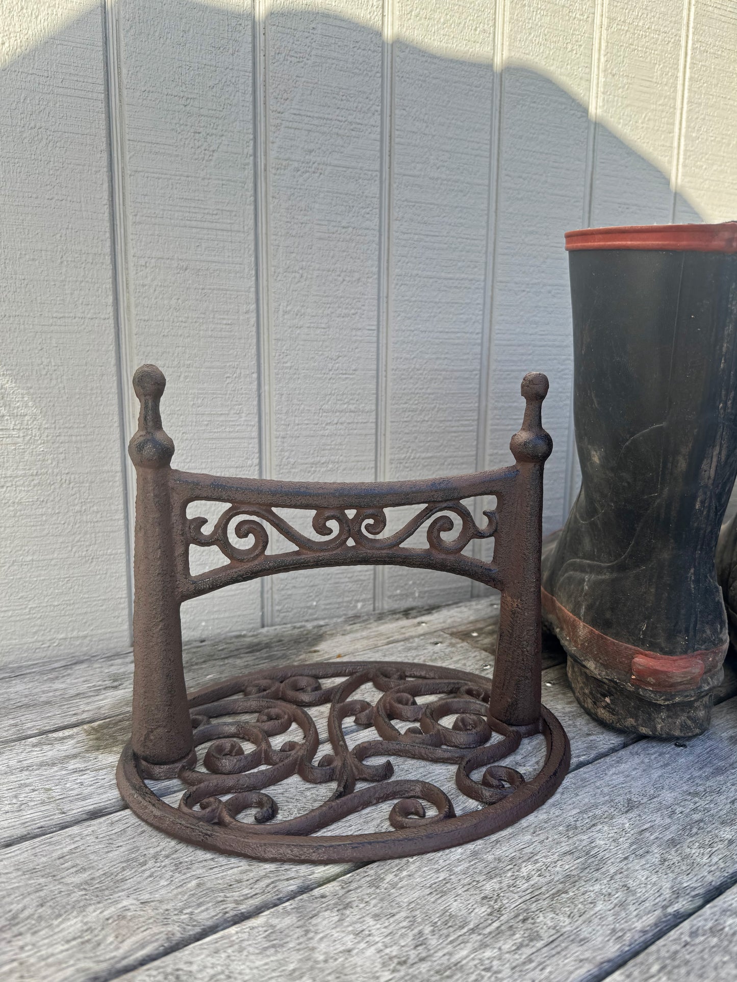 Cast Iron Boot Scraper Ellipse