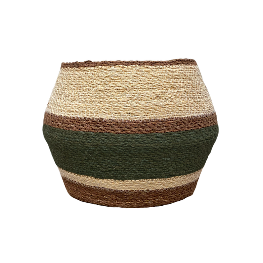 Eloise Belly Basket Olive - Medium