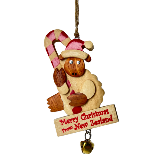 Sheep Christmas Decoration Candycane