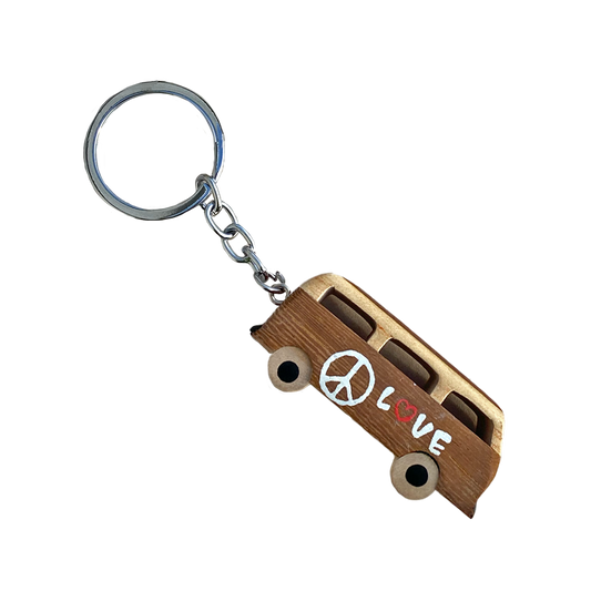 Kombi Keyring Brown