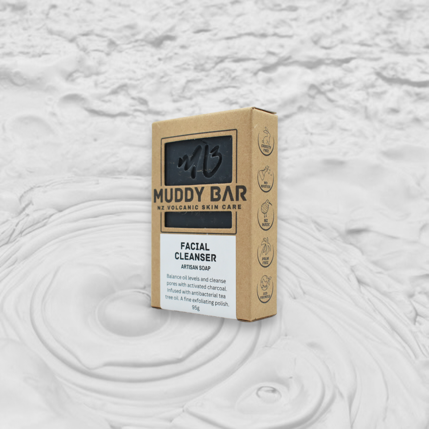 Muddy Bar Facial Cleanser Artisan Soap