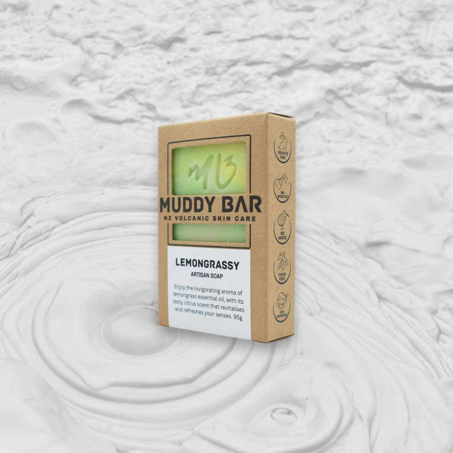 Muddy Bar Lemongrassy Artisan Soap