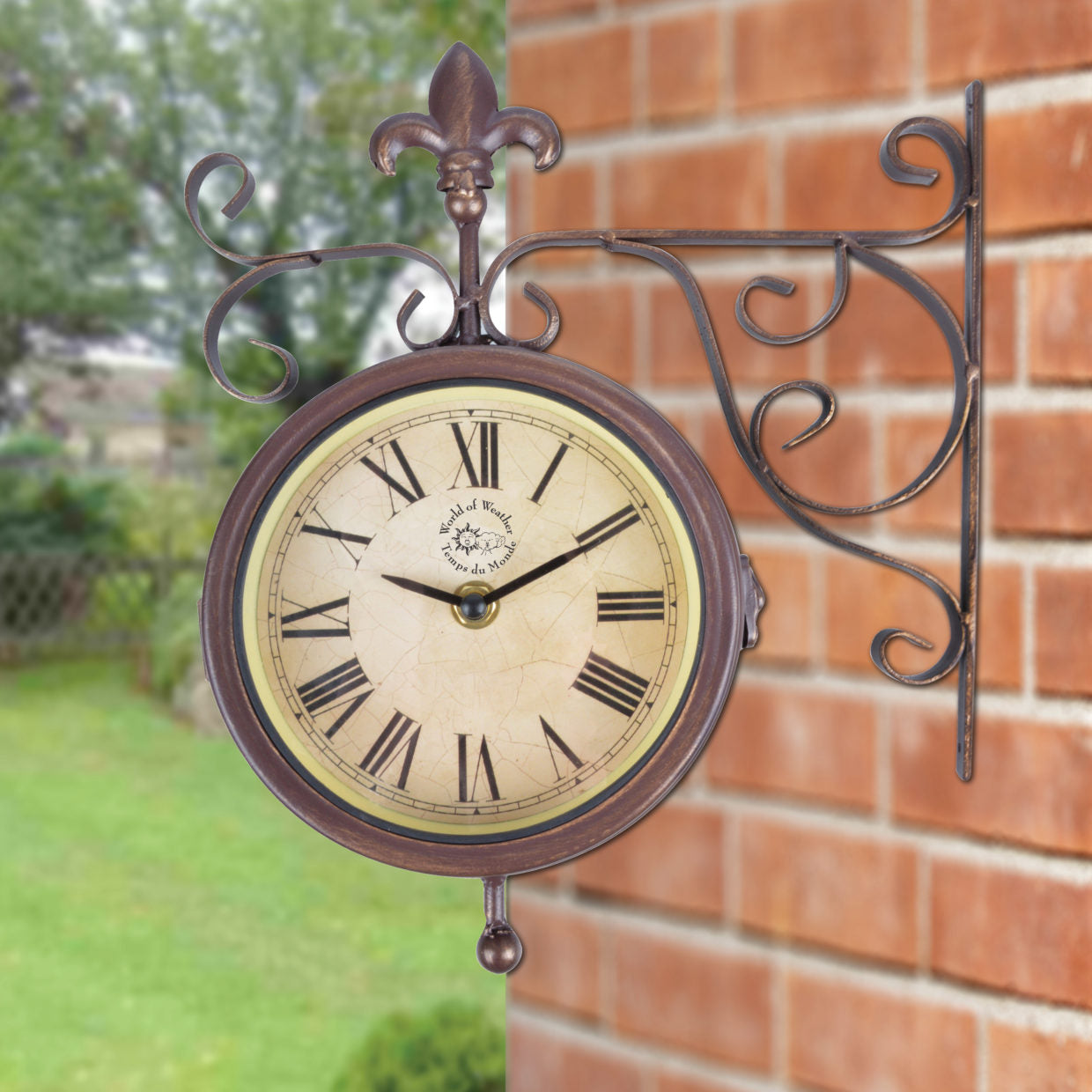 Clock Station Clock & Thermometer