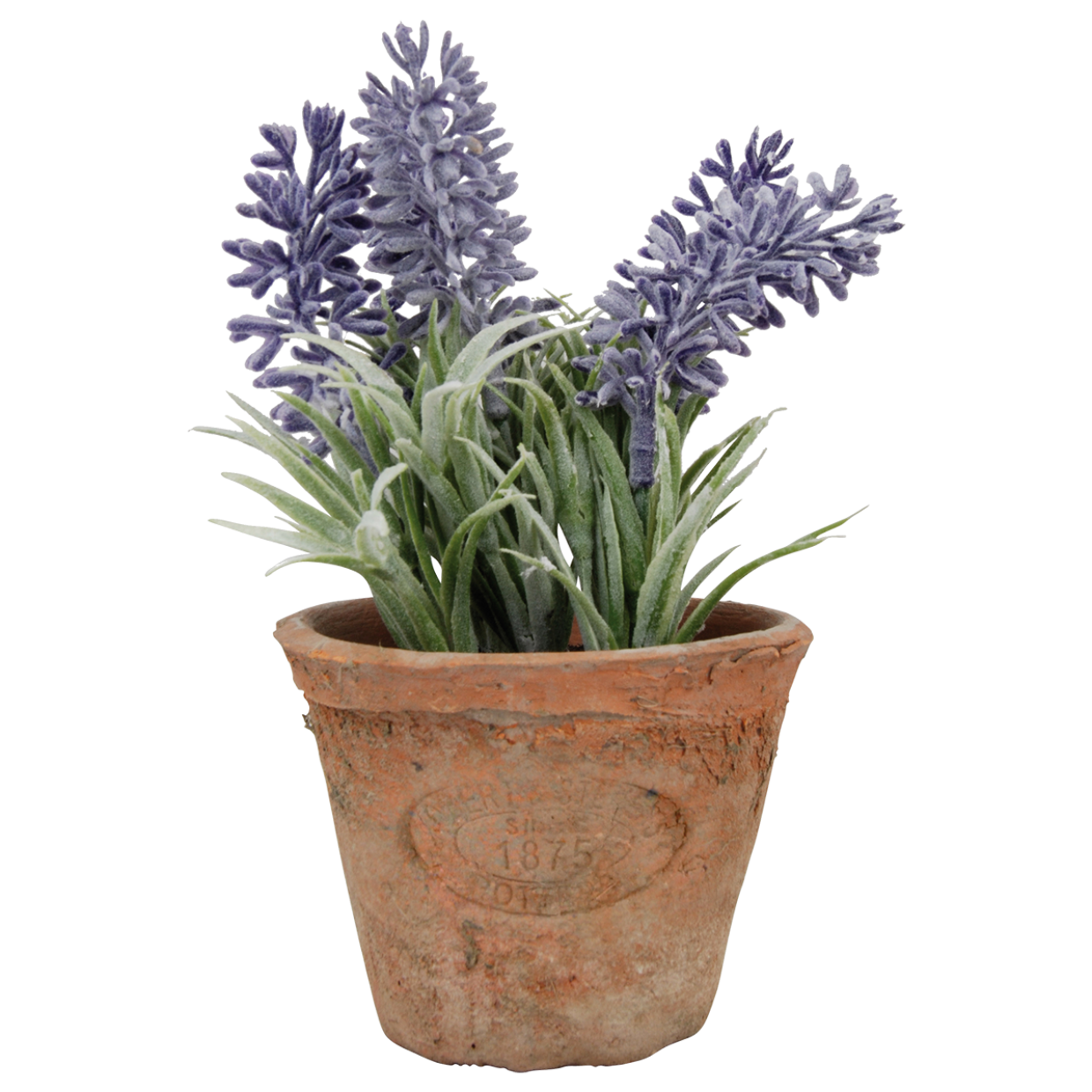 Artificial Lavender In Terracotta Pot
