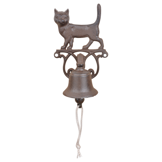 Cast Iron Doorbell Cat