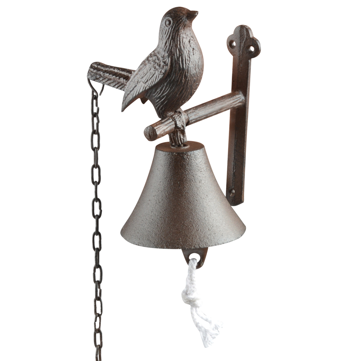 Cast Iron Doorbell Bird Chain