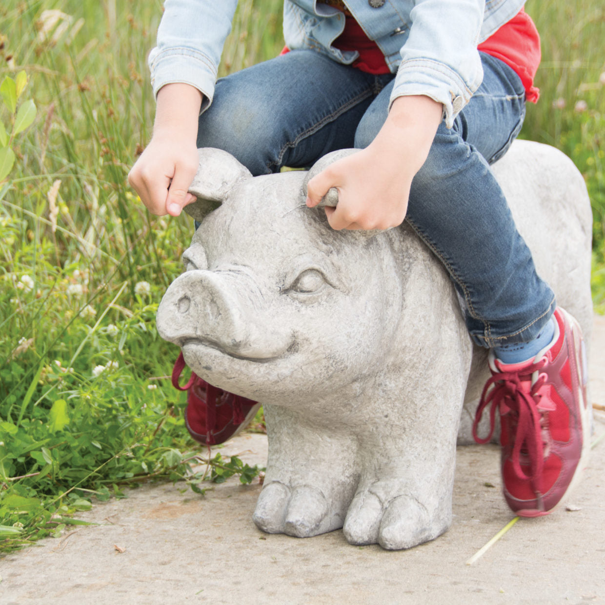 Outdoor Pig Bench