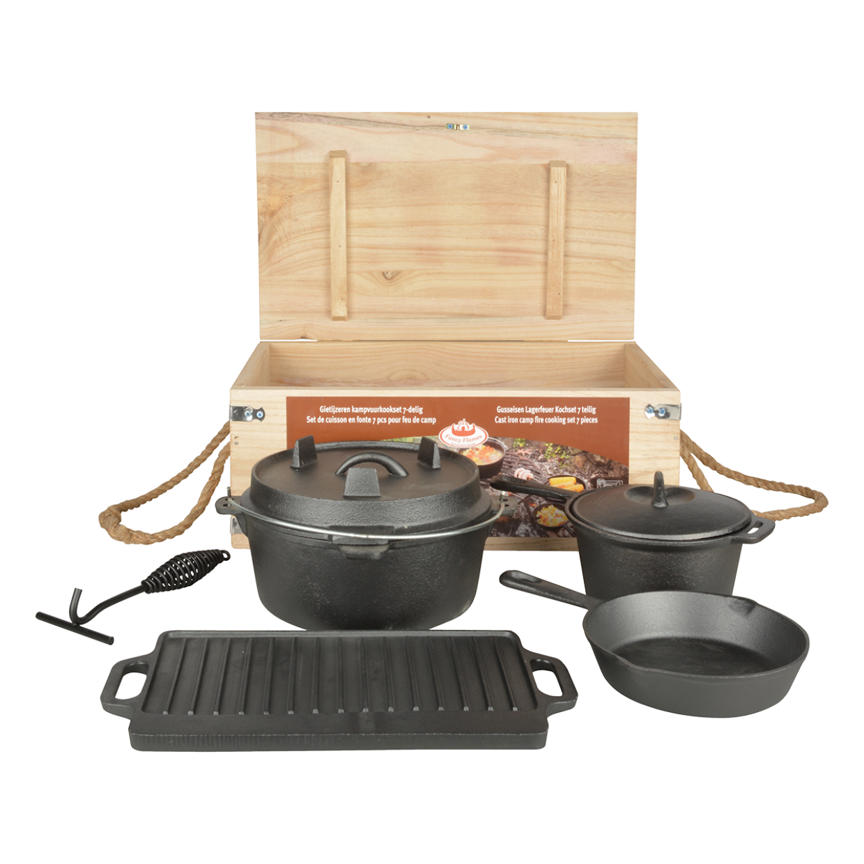 Dutch Oven 7pc Cooking Set
