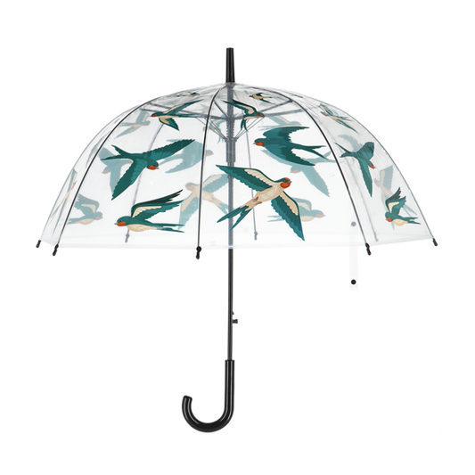 Umbrella Transparent Barn Swallows