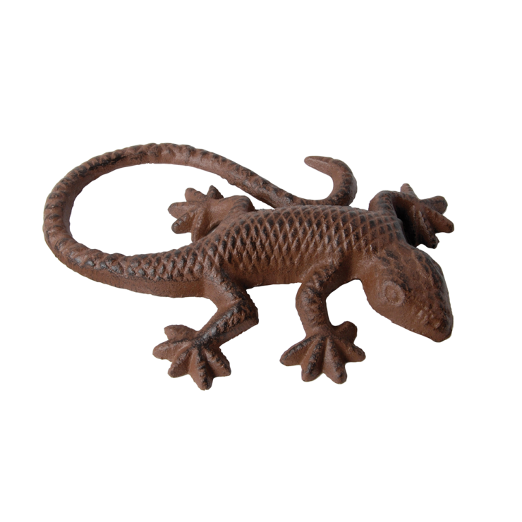 Cast Iron Lizard Decoration Small