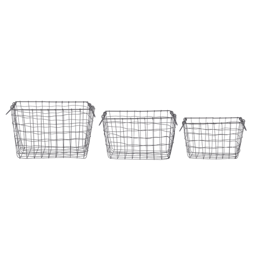 Wire Basket Rectangle Tall Small