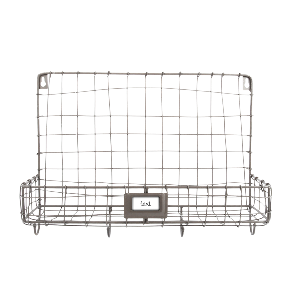 Wire Wall Organiser 1 Compartment